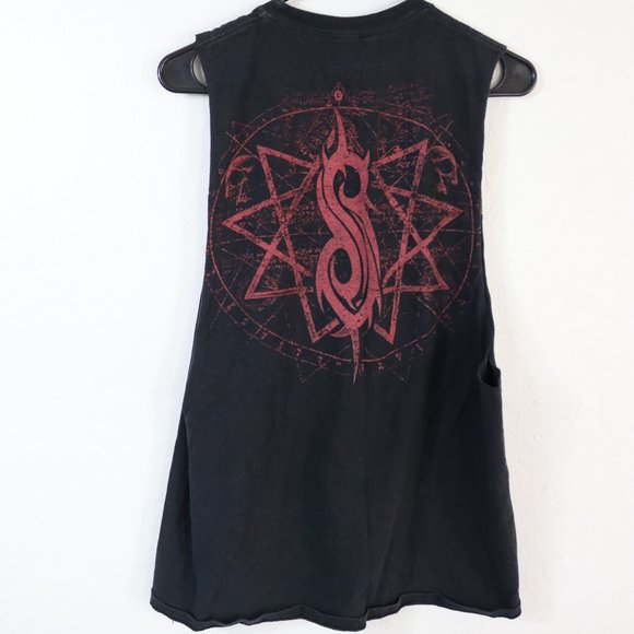 Rock Band Tee Adult Medium Black Slipknot T-Shirt Heavy Metal Music - Picture 4 of 10